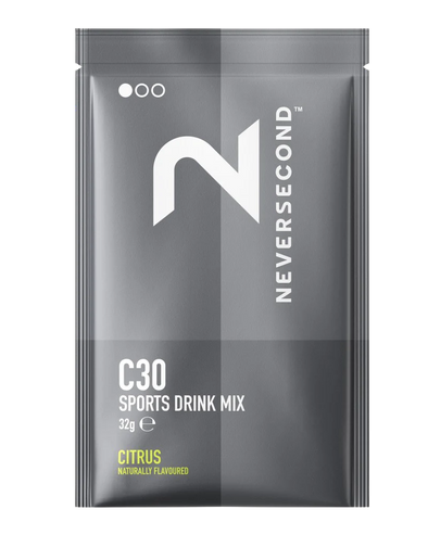 NEVERSECOND C30 SPORTS DRINK MIX 32G  نيفير سكند C30 مزيج المشروبات الرياضية 32 جم