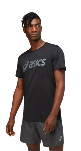 SILVER ASICS TOP MENS  فضة اسيكس الرجال الأعلى