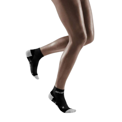 CEP - Ultralight Compression Socks Low Cut Black/Light Grey Women II