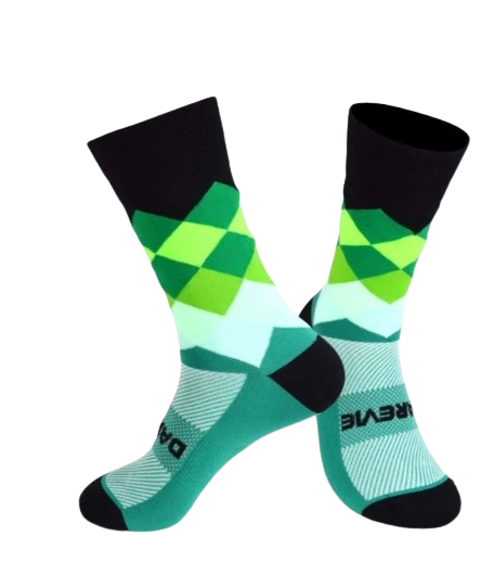 DAREVIE SOCKS GREEN/BLACK