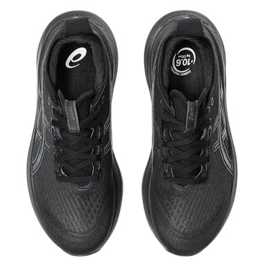 ASICS GEL-NIMBUS 27 BLACK / GRAPHITE GREY --MENS