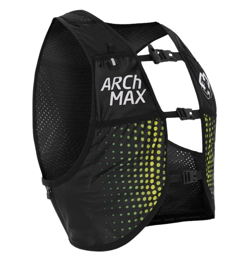 ARCHMAX Hydration Vest 6L + 2SF 500ml - Yellow سترة الترطيب آرشماكس 6 لتر + 2SF 500 مل - أصفر