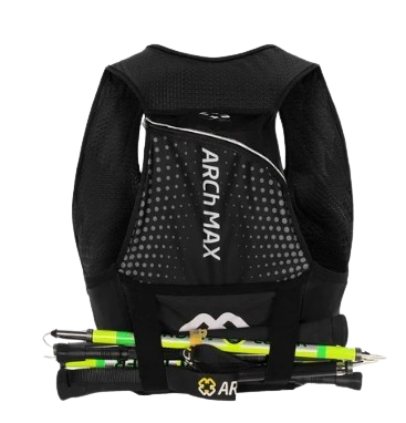 ARCHMAX Hydration Vest 6L + 2SF 500ml - Yellow سترة الترطيب آرشماكس 6 لتر + 2SF 500 مل - أصفر