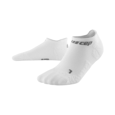 CEP - Training Compression  Socks No Show White Unisex